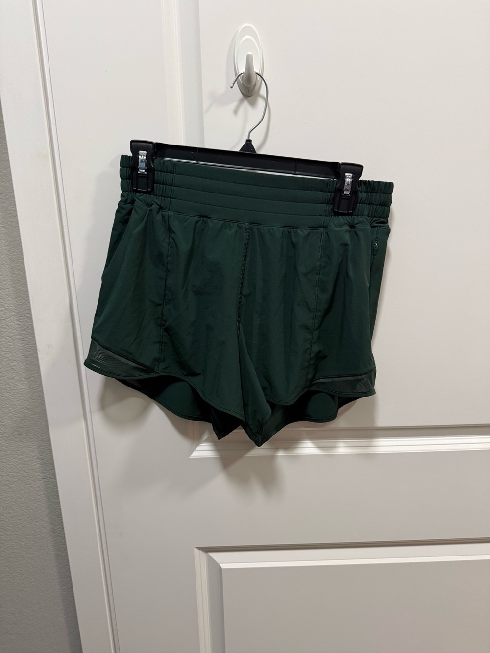 Lululemon Dark Green Athletic Shorts